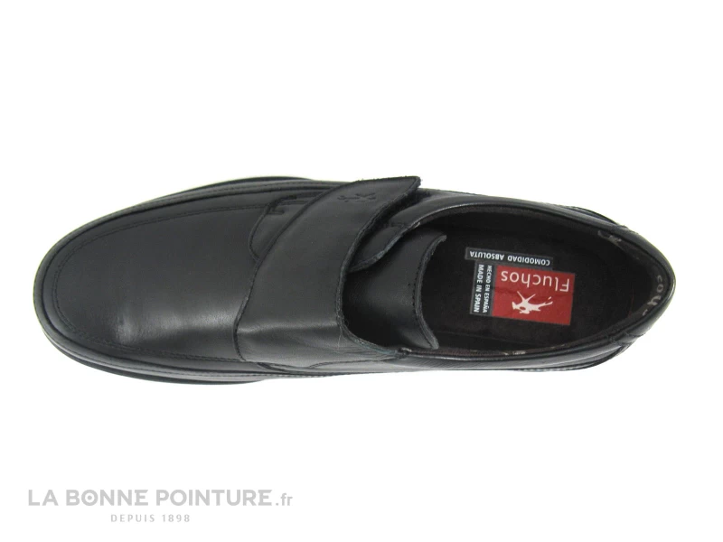 Fluchos LUCA 8782 Ave Negro - Chaussure Homme Noire Avec Velcro – Image 6