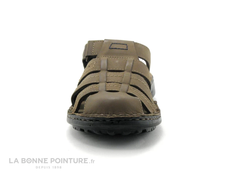 Point D Orgues TEJOSCAR - Sabot Homme Reglable Cuir Marron – Image 2