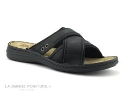 TBS GAETHAN H8004 - Mule Cuir Noir Homme