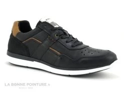 Jooze J5601 V44 Noir - Sneakers Homme Cuir Noir
