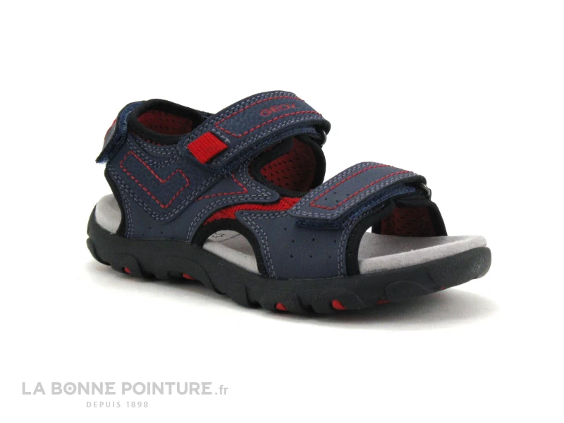 Geox J0224A Sandale STRADA - Navy Red - GARCON – Image 5
