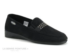 Semelflex MARIE CLAUD Noir - Chausson Mocassin Femme