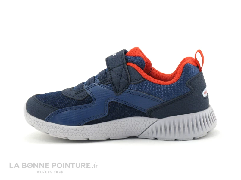 Geox SVETH Navy Red - J166PA - Basket GARCON Elastique Et Scratch – Image 4