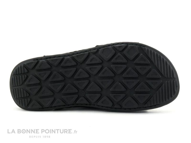 TBS EMILANO Noir - Mule Homme Cuir Noir - 2 Brides Reglables – Image 4