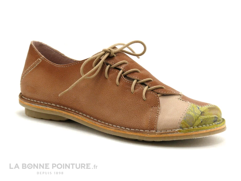 Alce Shoes 9058 - Marron Beige - Lacet Lateral - Chaussure Basse F – Image 5