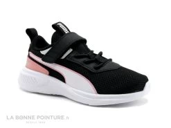 Puma SCORCH RUNNER Black Peony - Basket Fille Noire Et Rose