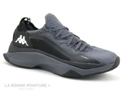 Kappa KOMBAT PERF PRO 311992W A0E - Black Grey - Basket Course Homme