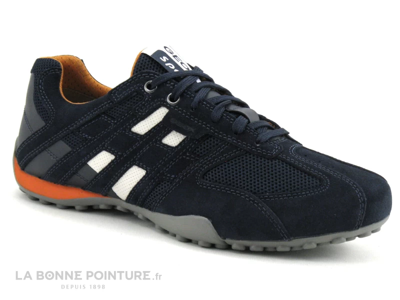 Geox U4207K Uomo Snake Navy - Basket Basse Homme – Image 5