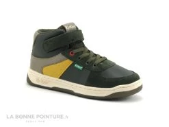 Kickers KICKALIEN Kaki Jaune Taupe - 910873 - Sneakers Montante