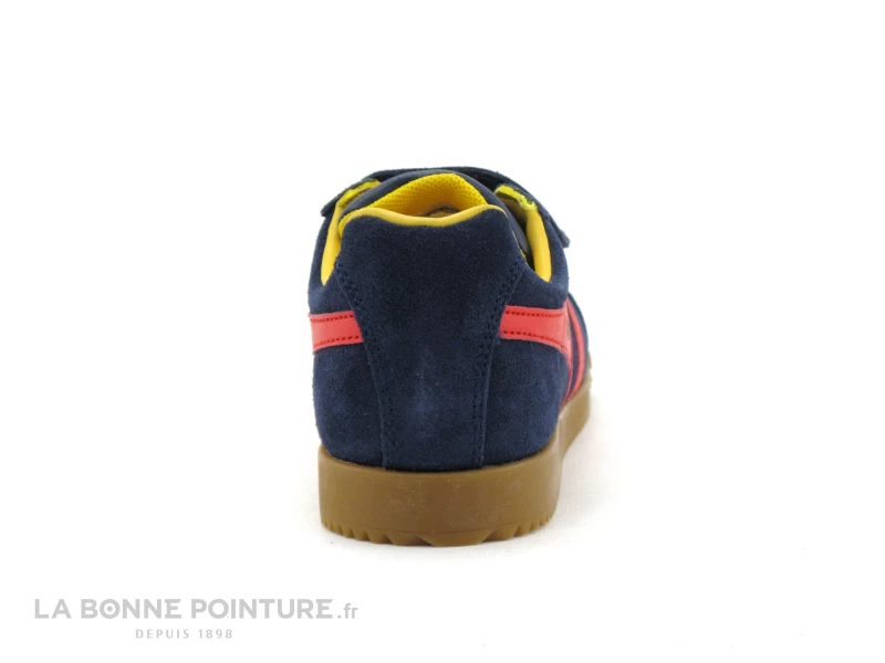 Gola HARRIER STRAP Navy Red Sun - Basket Bleu Marine - 2 Velcros – Image 4