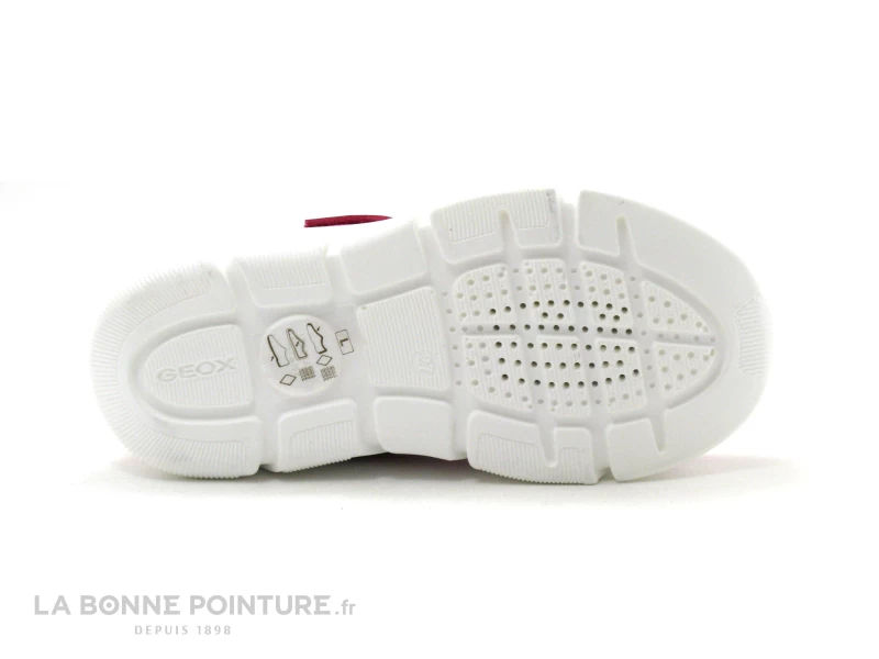 Geox ARIL J16DLB Fuchsia - Basket Fille Rose Avec Elastique Et Velcro – Image 7