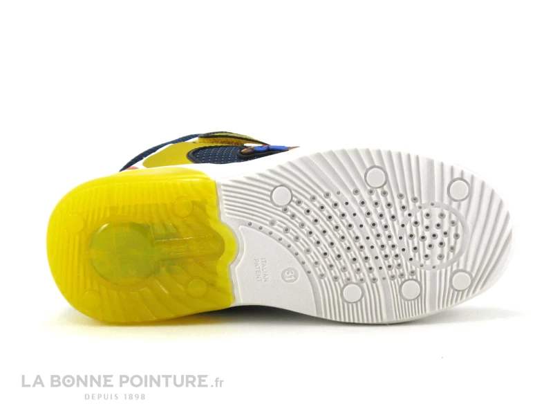 Geox SUPER-MARIO J169YD Grayjay Boy - Royal Yellow - Basket Montante Led – Image 7