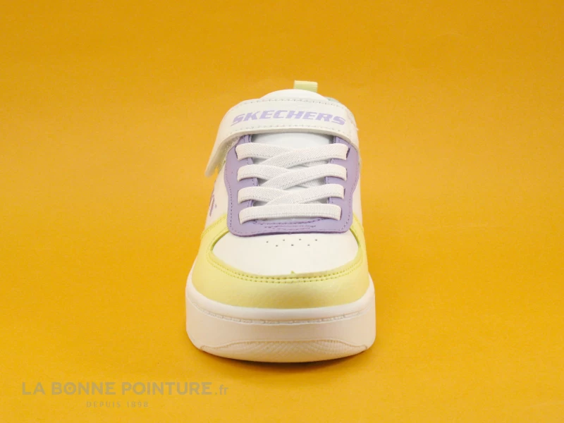 Skechers Street Girls - 310156L Sport Court - Basket Fille Blanc - Multi – Image 2