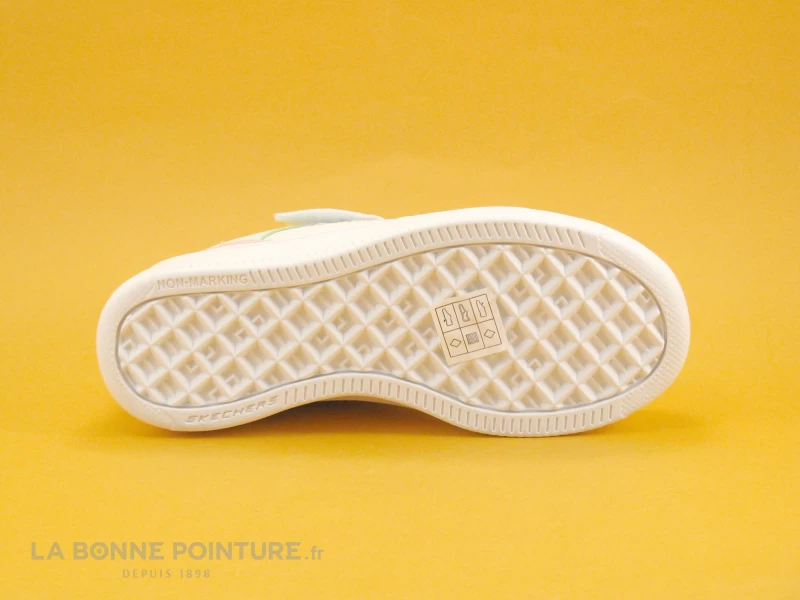 Skechers Street Girls - 310156L Sport Court - Basket Fille Blanc - Multi – Image 7