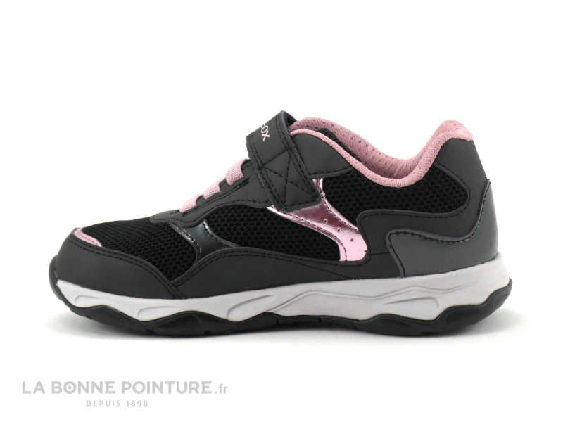 Geox CALCO J15CMA Black - Pink - Sneakers Fille – Image 3