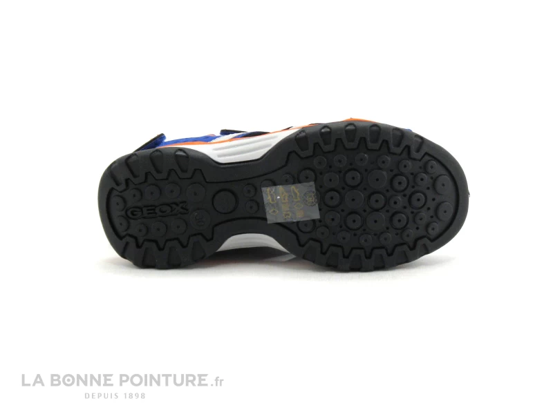 Geox BOREALIS J920RB - Bleu Royal - Orange - Sandale GARCON – Image 7
