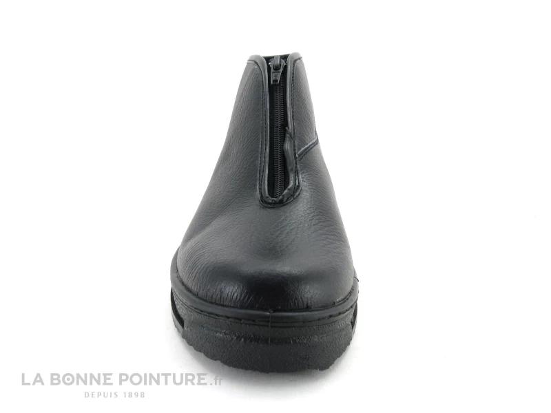 Moran's TORRO Boots Cuir Noir Fermeture éclair – Image 2