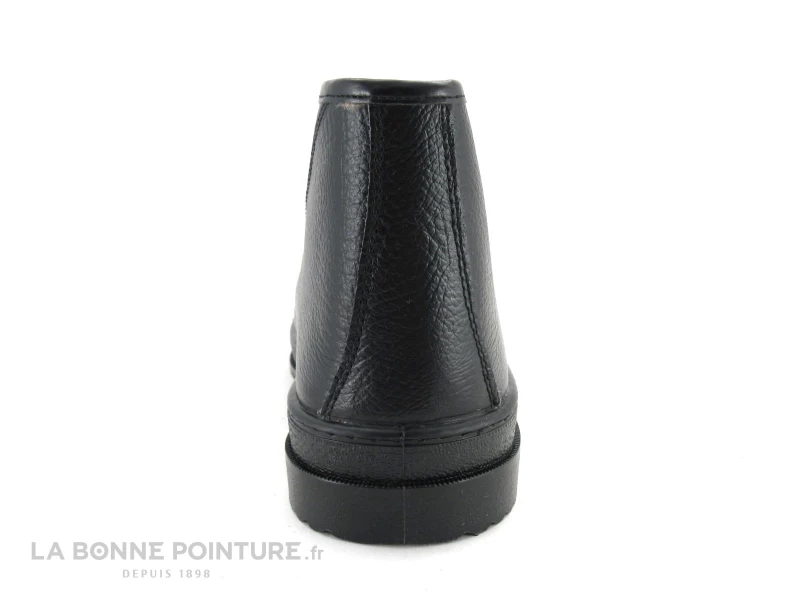 Moran's TORRO Boots Cuir Noir Fermeture éclair – Image 4