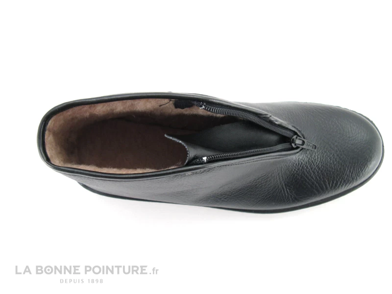 Moran's TORRO Boots Cuir Noir Fermeture éclair – Image 5