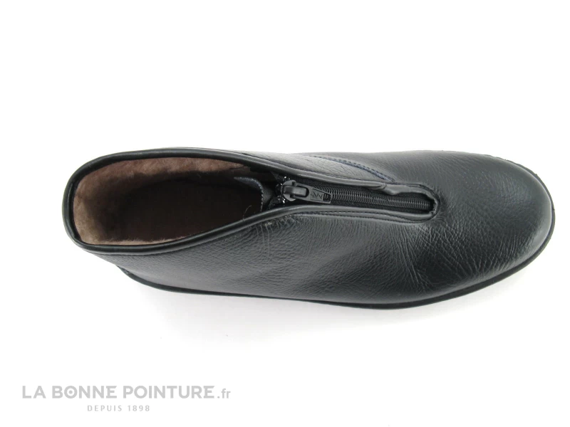 Moran's TORRO Boots Cuir Noir Fermeture éclair – Image 6