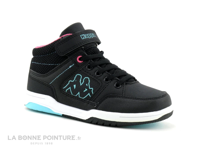 Kappa KASH Black Azur 3112XSW - Basket Montante GARCON – Image 5