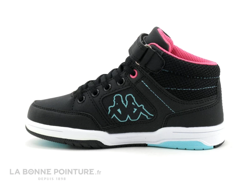 Kappa KASH Black Azur 3112XSW - Basket Montante GARCON – Image 3