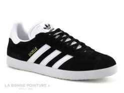 Adidas GAZELLE BB5476 Black White - Basket Noire Et Blanche Homme