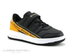 Champion ALTER LOW S32428 - Noir Jaune Beige - Sneakers GARCON