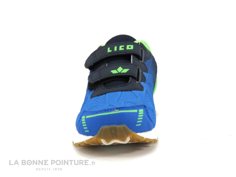 Lico 360756 FLORI V - Bleu - Vert Lime - Basket Enfant A Scratch – Image 2