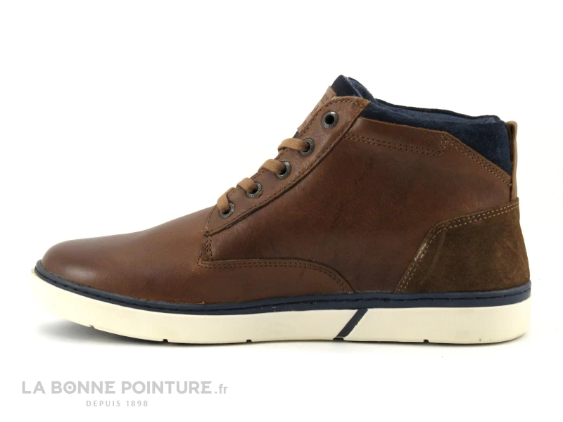Redskins ZLATAN Cognac Marine - Chaussure Montante Homme – Image 3