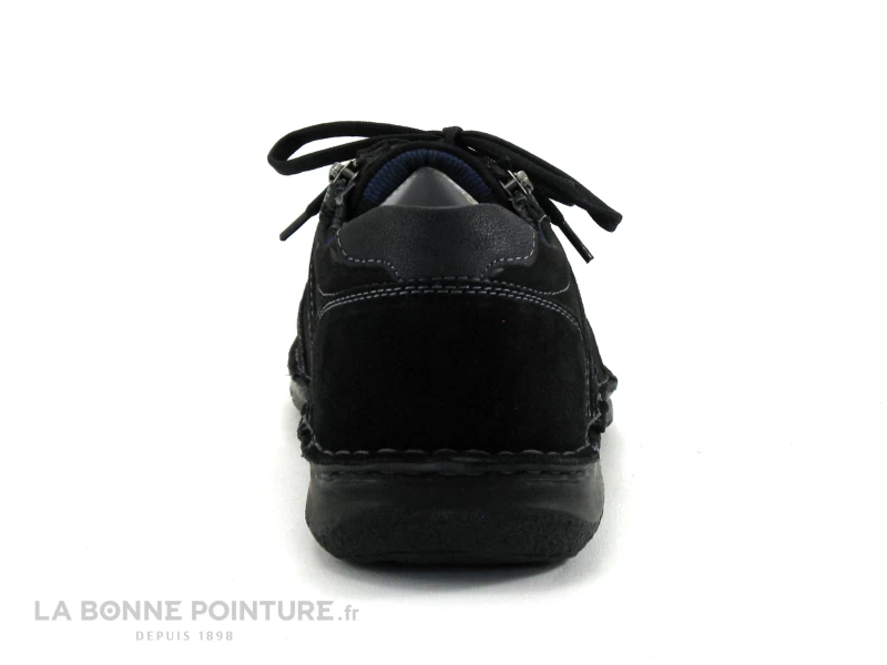Josef Seibel 43687 Anvers 87 - Chaussure Noire Homme Lacet Et Zip – Image 4