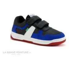 Kickers KALIDO Bleu Noir Rouge - 910861 - Sneakers GARCON