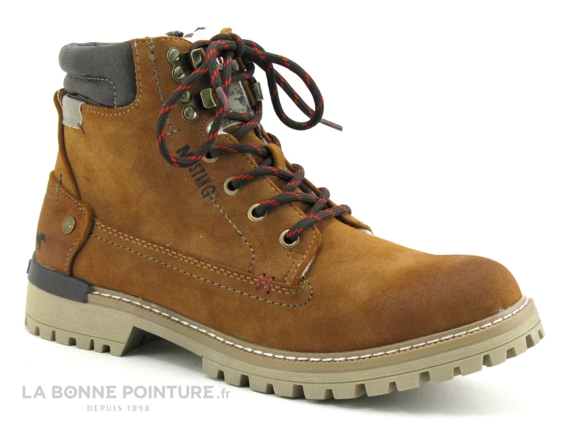 Mustang 4142 602 360 Mittelbraun - Bottillon Homme Marron