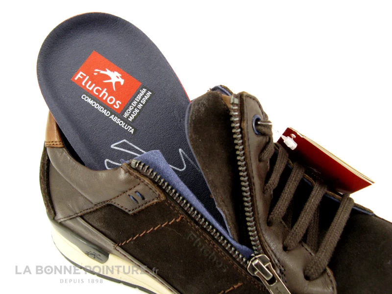 Fluchos EMORY F1295 Habana Cafe - Basket Ville Homme Marron – Image 5