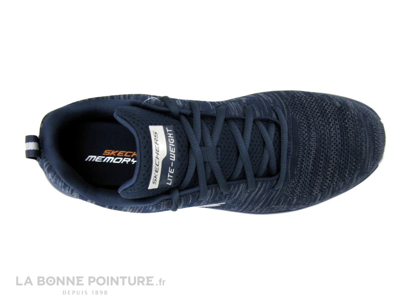 Skechers Track Front Runner Bleu Marine - Basket Sport Homme – Image 6