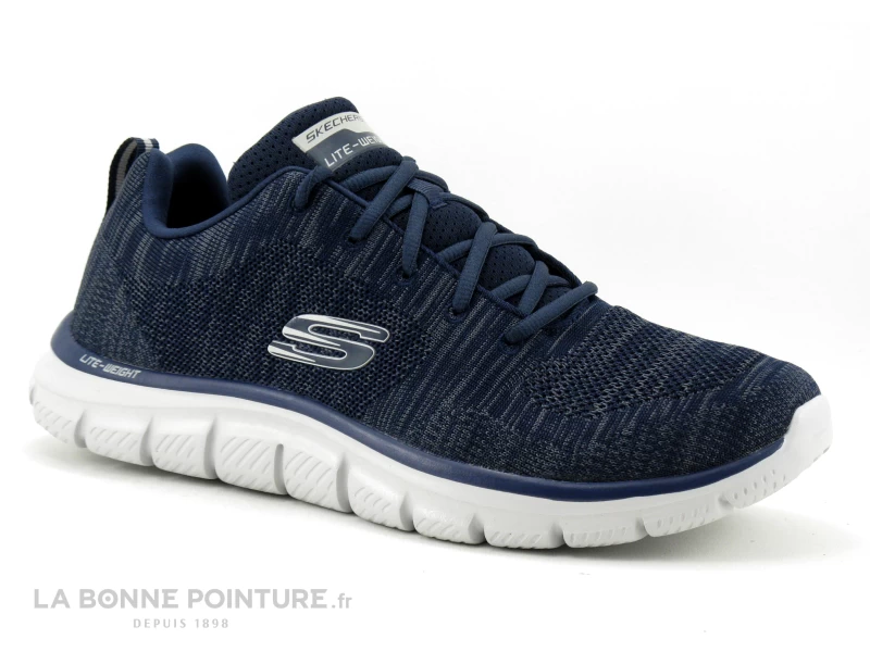Skechers Track Front Runner Bleu Marine - Basket Sport Homme – Image 5
