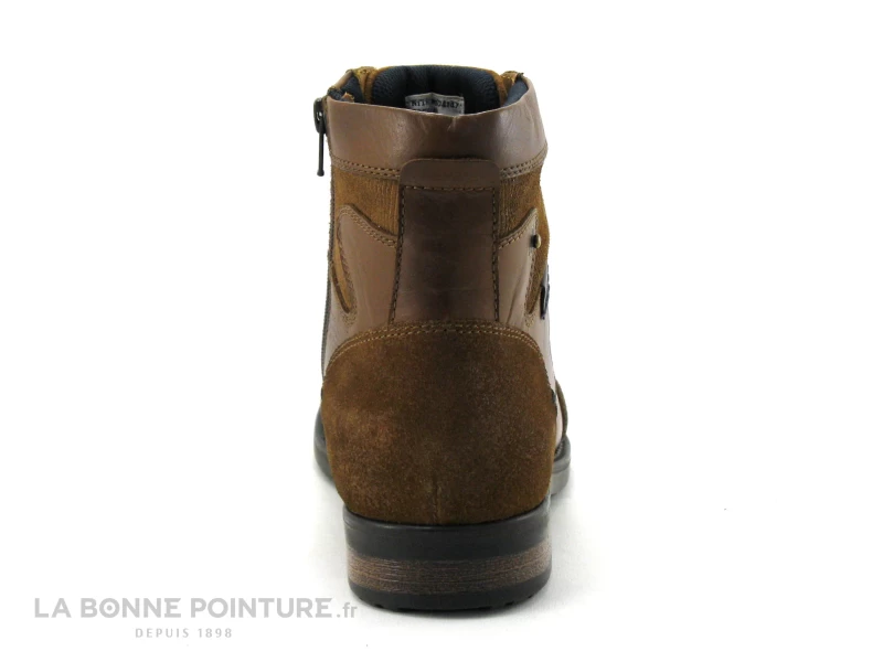 Redskins NITRO Cognac - Boots Homme Marron Avec Zip Et Lacet – Image 4