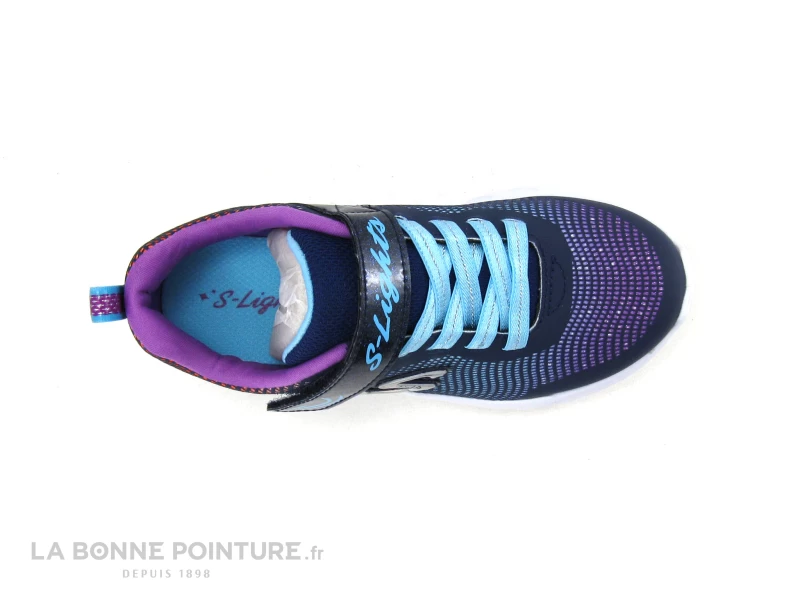 Skechers 303700l - Flicker Flash - Navy Multi - Basket Fille – Image 6