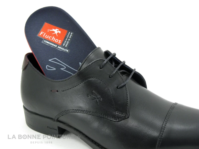 Fluchos F1055 Habana Negro Burdeos - Chaussure Habillee Homme – Image 5