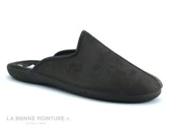 Ouf ABRIESSE Marron - 30441 - Couture Dessus - Pantoufle Mule Homme