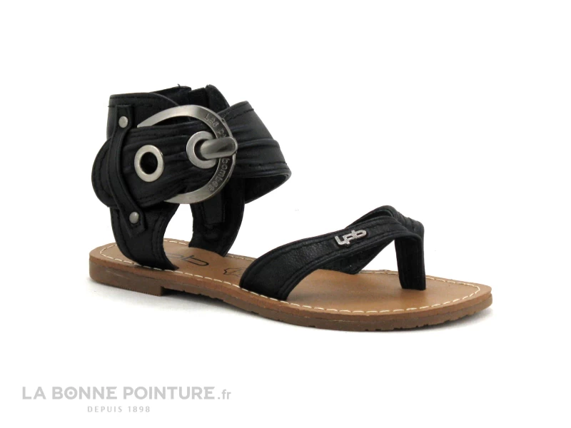 Les Ptites Bombes THALIE - Noir - Nu-pieds - Entre-doigts