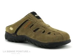 Dockers 36LI005-200420 Stone - Sabot Homme Cuir Velours Beige
