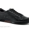 Pegada 118605-09 - Basket Basse Homme En Cuir Noir