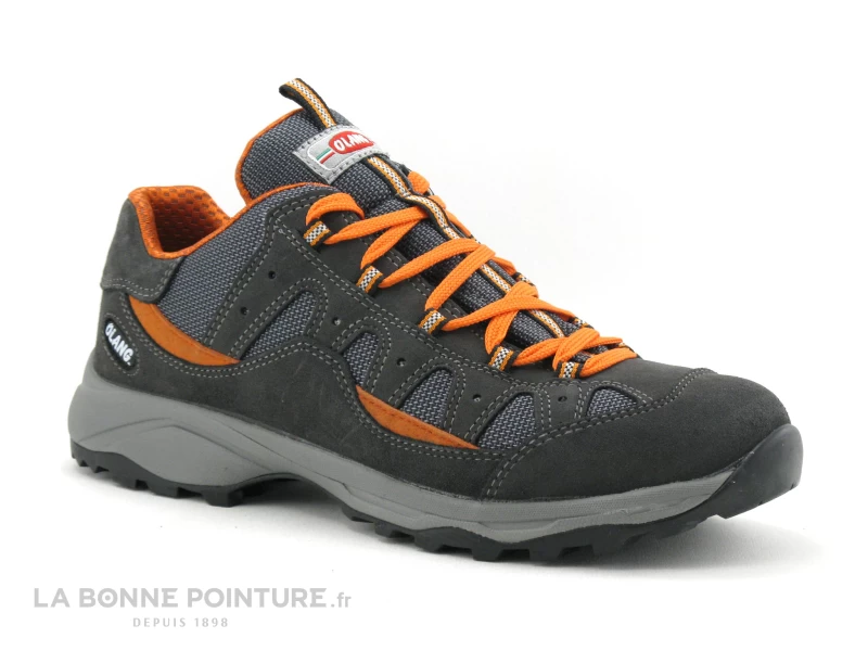 Olang ZENITH Tex - Gris Orange - Chaussure Randonnee Homme – Image 5