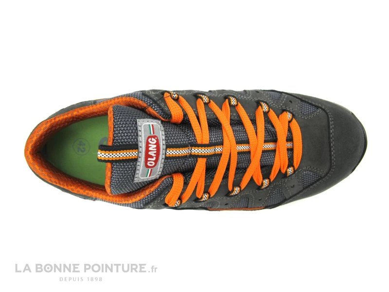 Olang ZENITH Tex - Gris Orange - Chaussure Randonnee Homme – Image 7