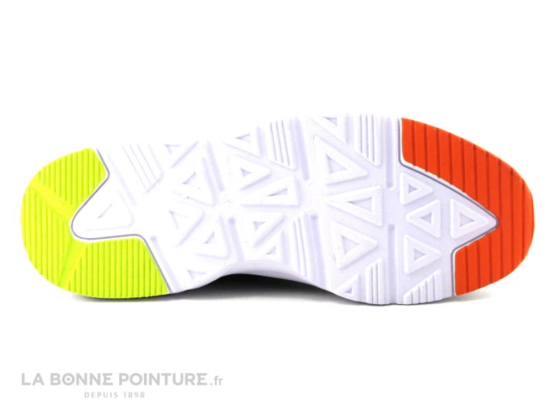 Kappa SAN PUERTO 36161RW A2L Black Orange Lime - Basket Noire Homme – Image 7