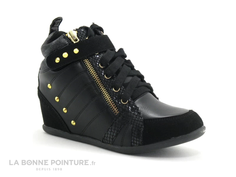 Wipop Demar Noir Argent Basket Compensee Fille – Image 5