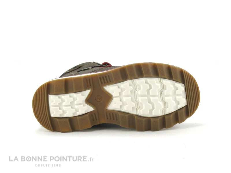 Dockers 49SU702 Marron - Lacet Rouge - Bottillon GARCON – Image 7