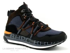 Beverly Hills Polo Club HM6011 - Marron Noir Orange - Basket Montante H