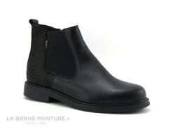 Bopy SELISOU Noir - Boots Chelsea Fille Avec Zip